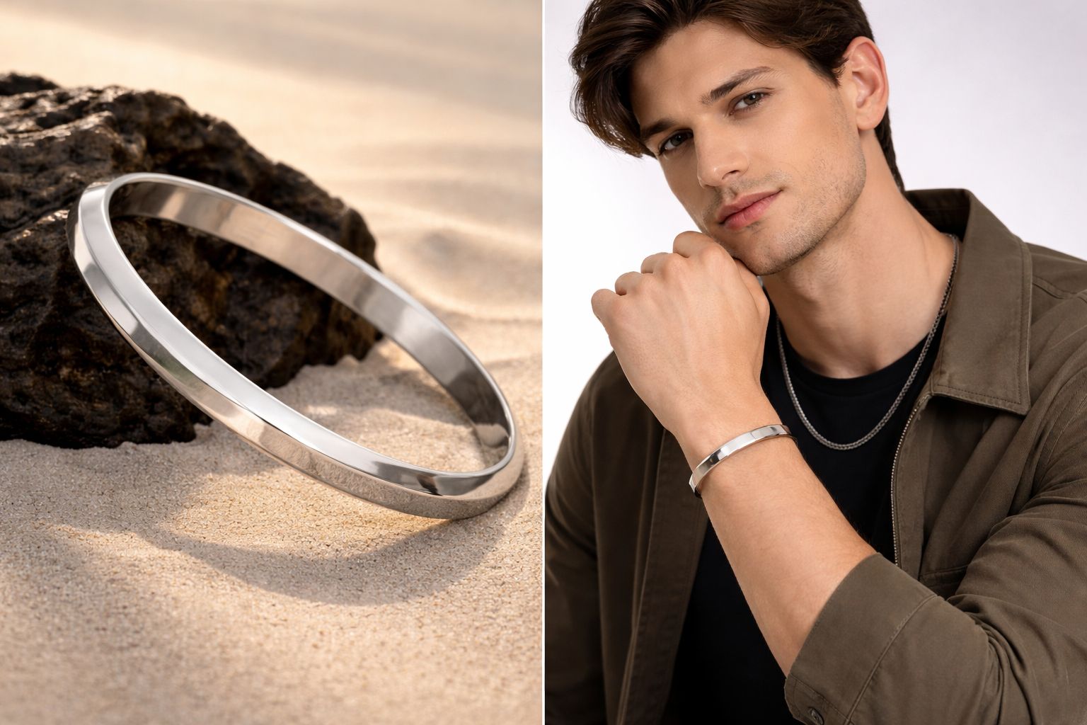 Men’s Silver Kada – Daily Wear