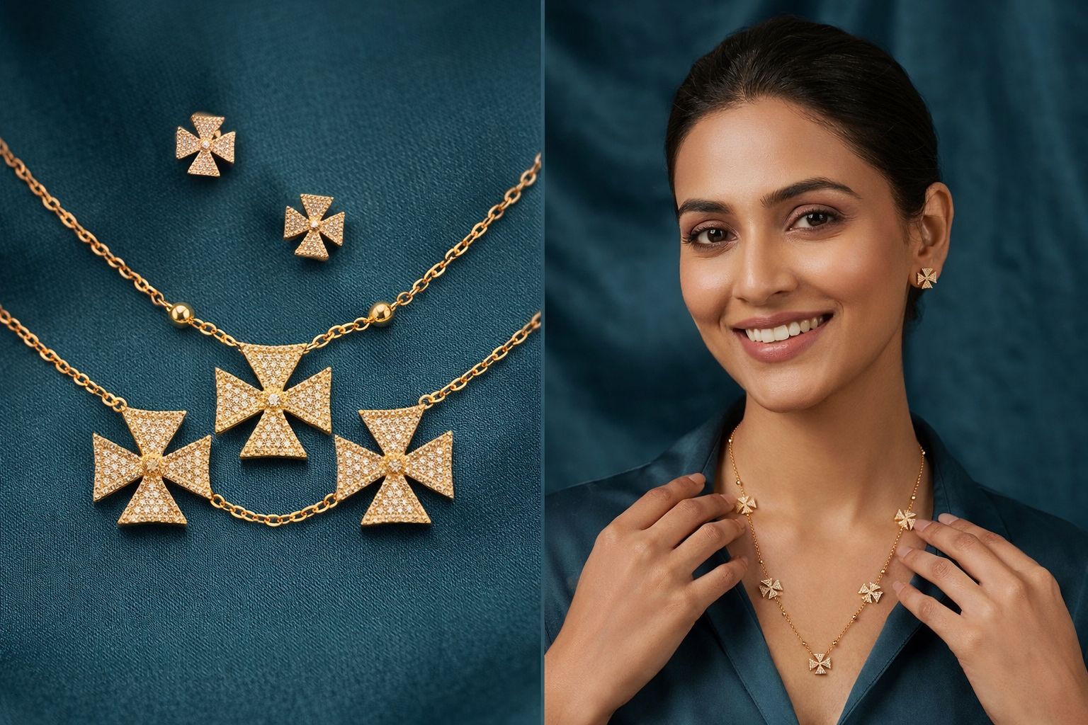Royal Cross Premium Jewelry Set (With Earrings)