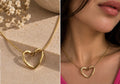 Threaded Heart Necklace.